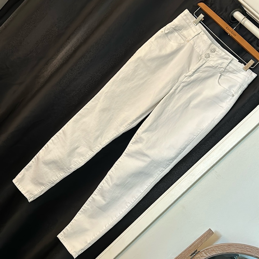 Silver Crush White Skinny Jeans